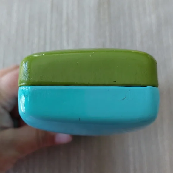 Kate Spade Two-Tone Eyeglass Case Blue & Green - Picture 8 of 11